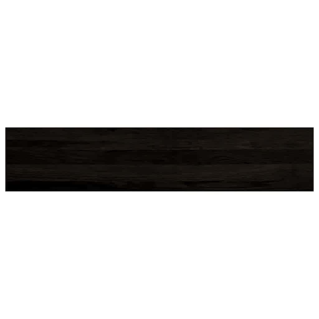 Marches d'escalier 12 pces. Marron foncé 120x30x2 cm Bois massif Chêne