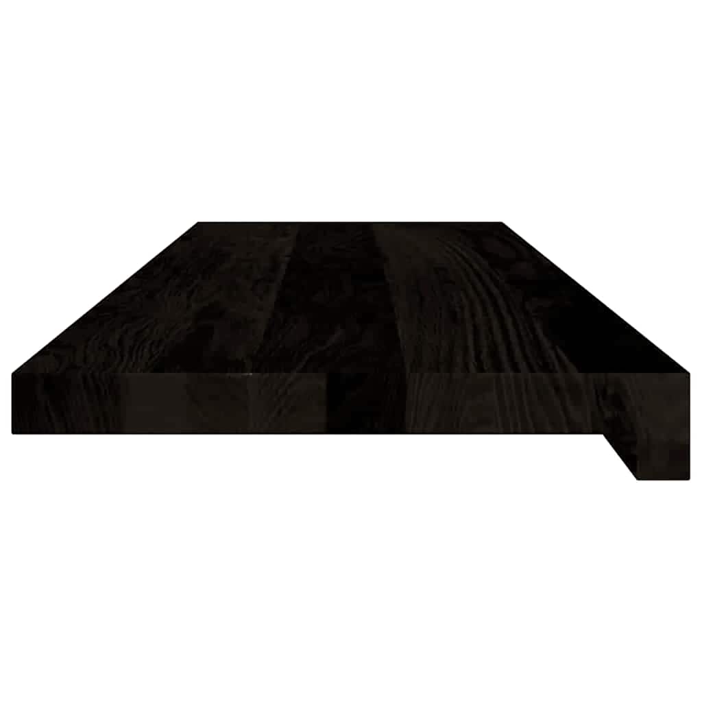 Marches d'escalier 16 pces. Marron foncé 80x25x2 cm Bois massif chêne