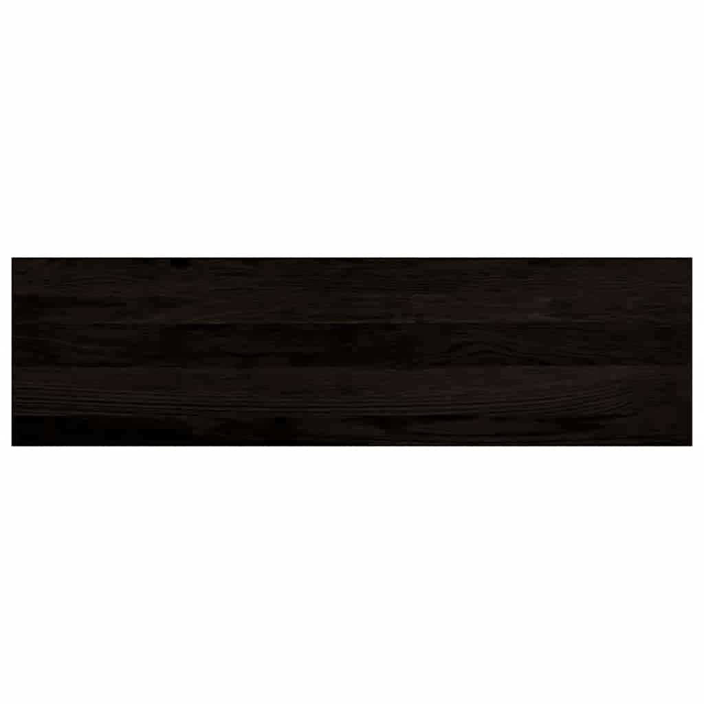 Marches d'escalier 16 pces. Chêne massif marron foncé 90x25x2 cm