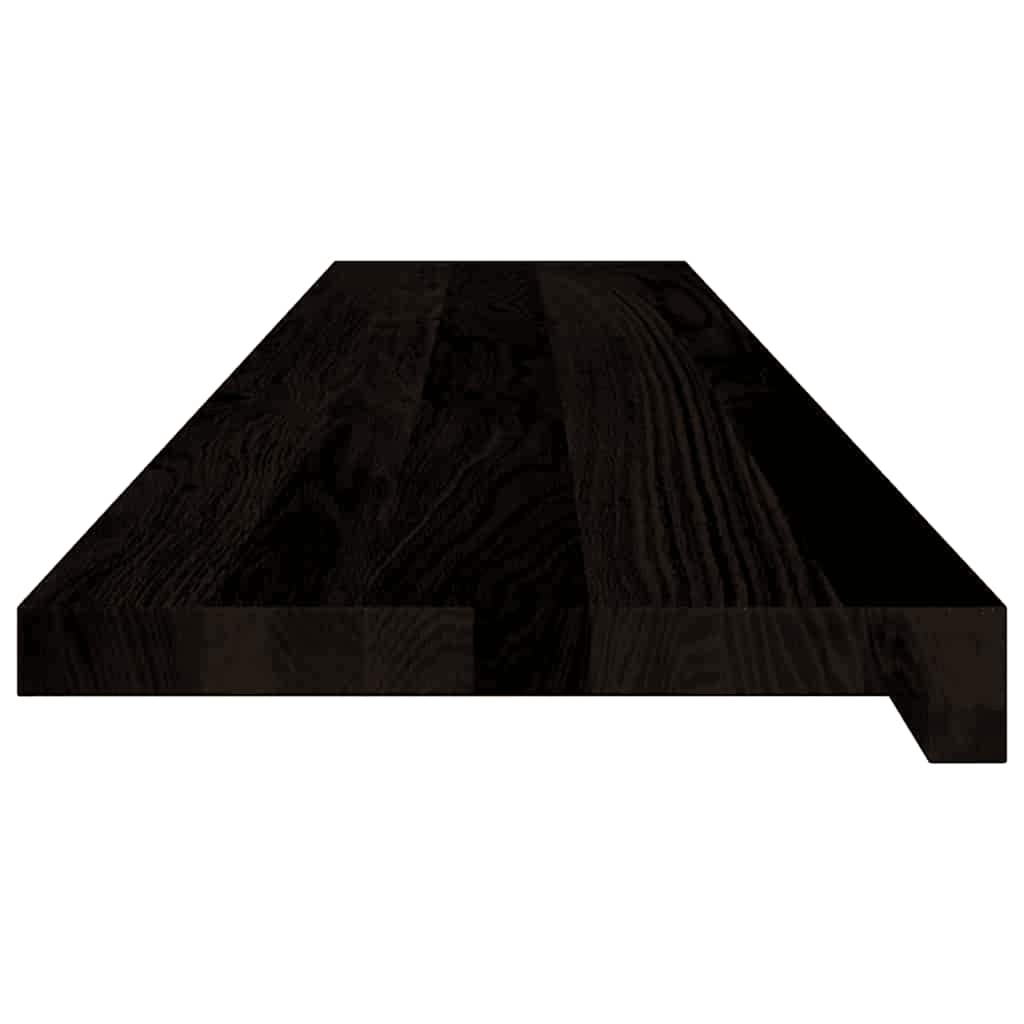 Marches d'escalier 16 pièces Marron foncé 120x25x2 cm Chêne massif