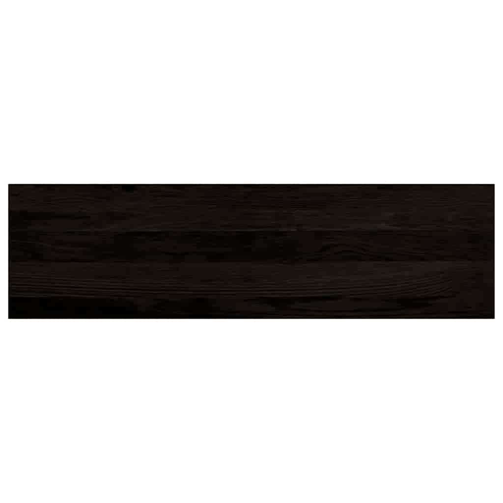 Marches d'escalier 16 pièces Marron foncé 90x30x2 cm Chêne massif