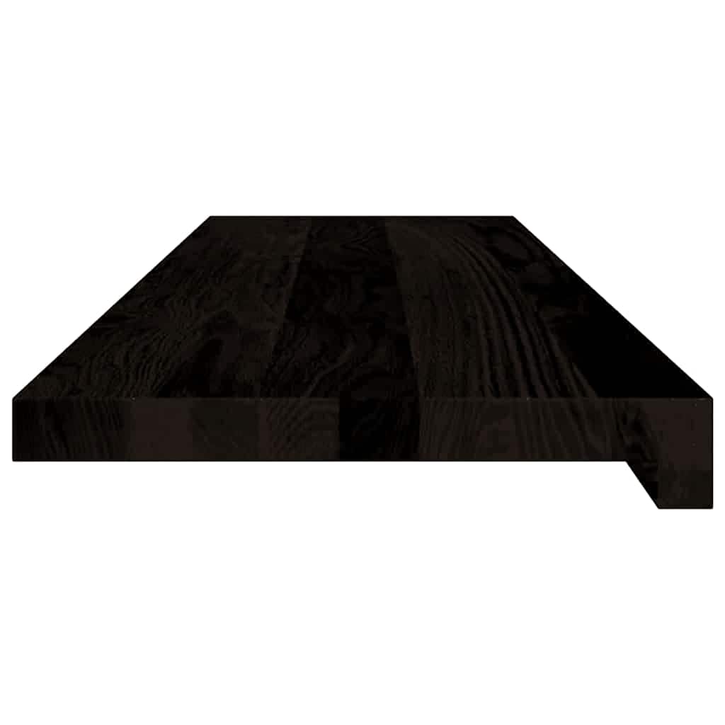Marches d'escalier 16 pièces Marron foncé 90x30x2 cm Chêne massif