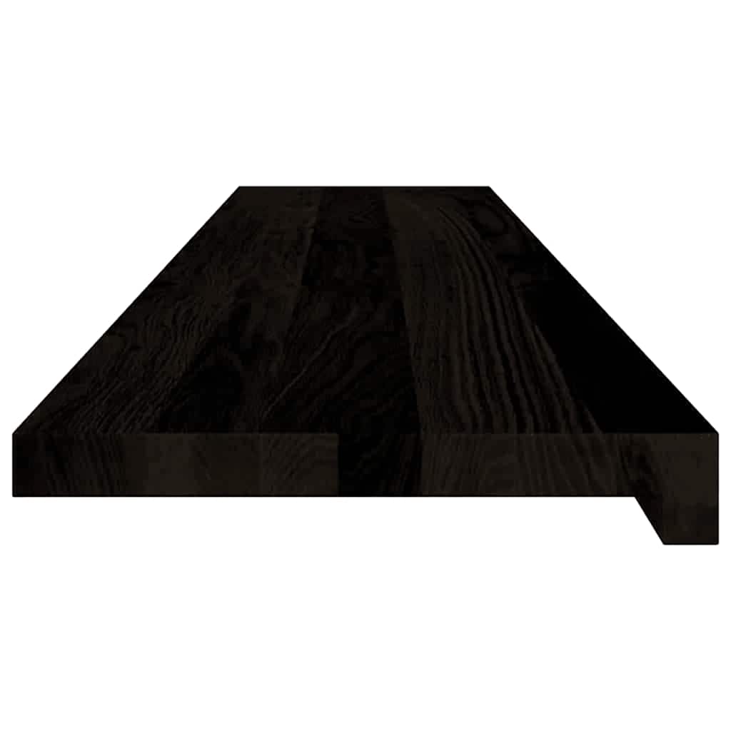 Marches d'escalier 16 pièces Marron foncé 120x30x2 cm Chêne massif