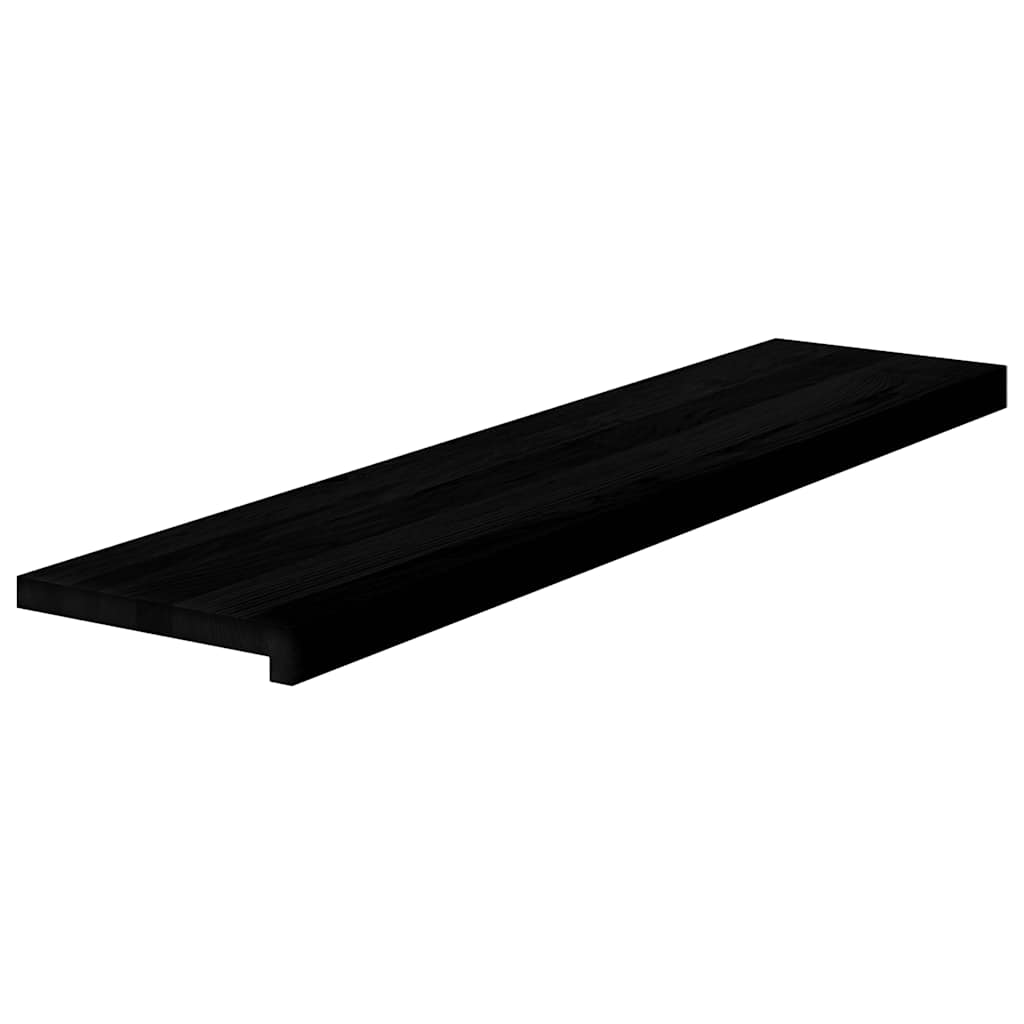 Stair Treads 20 Pcs. Dark Brown 110x25x2 cm Solid Oak