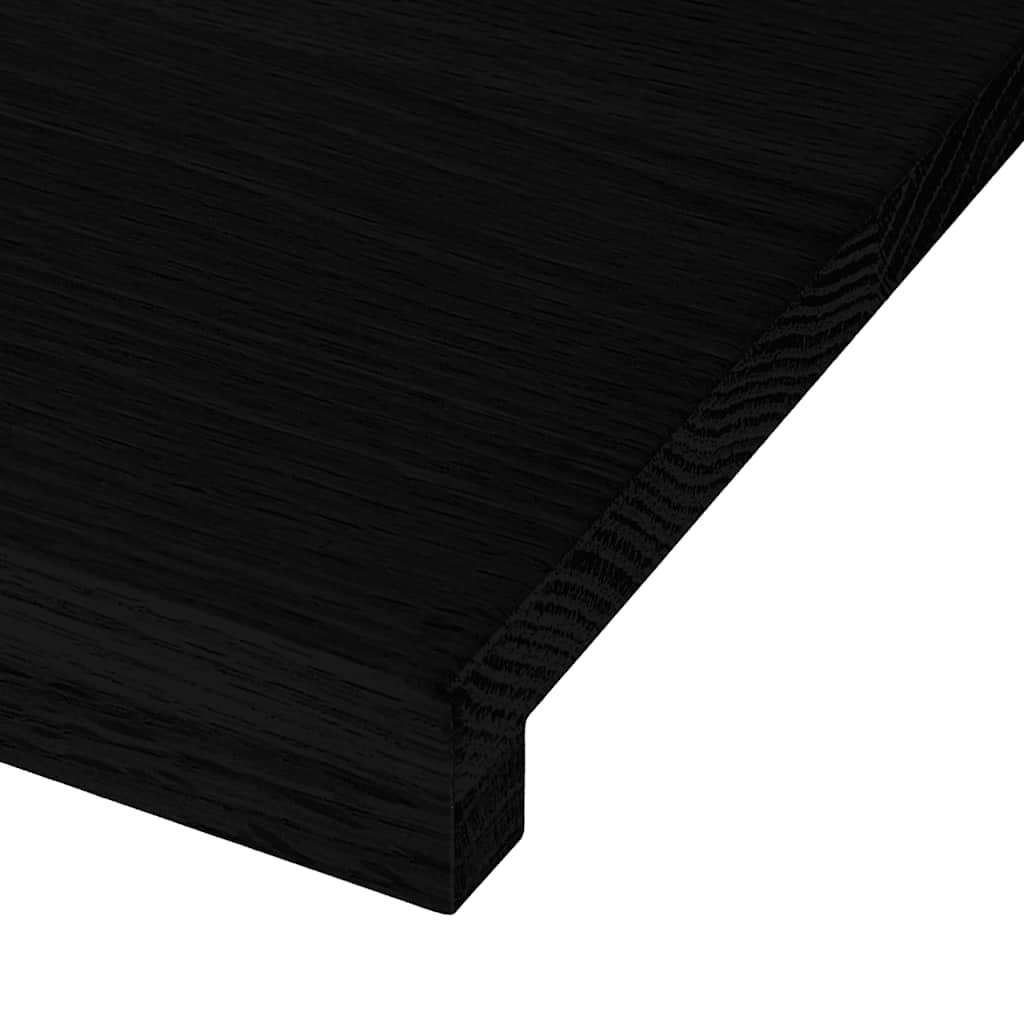 Stair Treads 20 Pcs. Dark Brown 110x25x2 cm Solid Oak