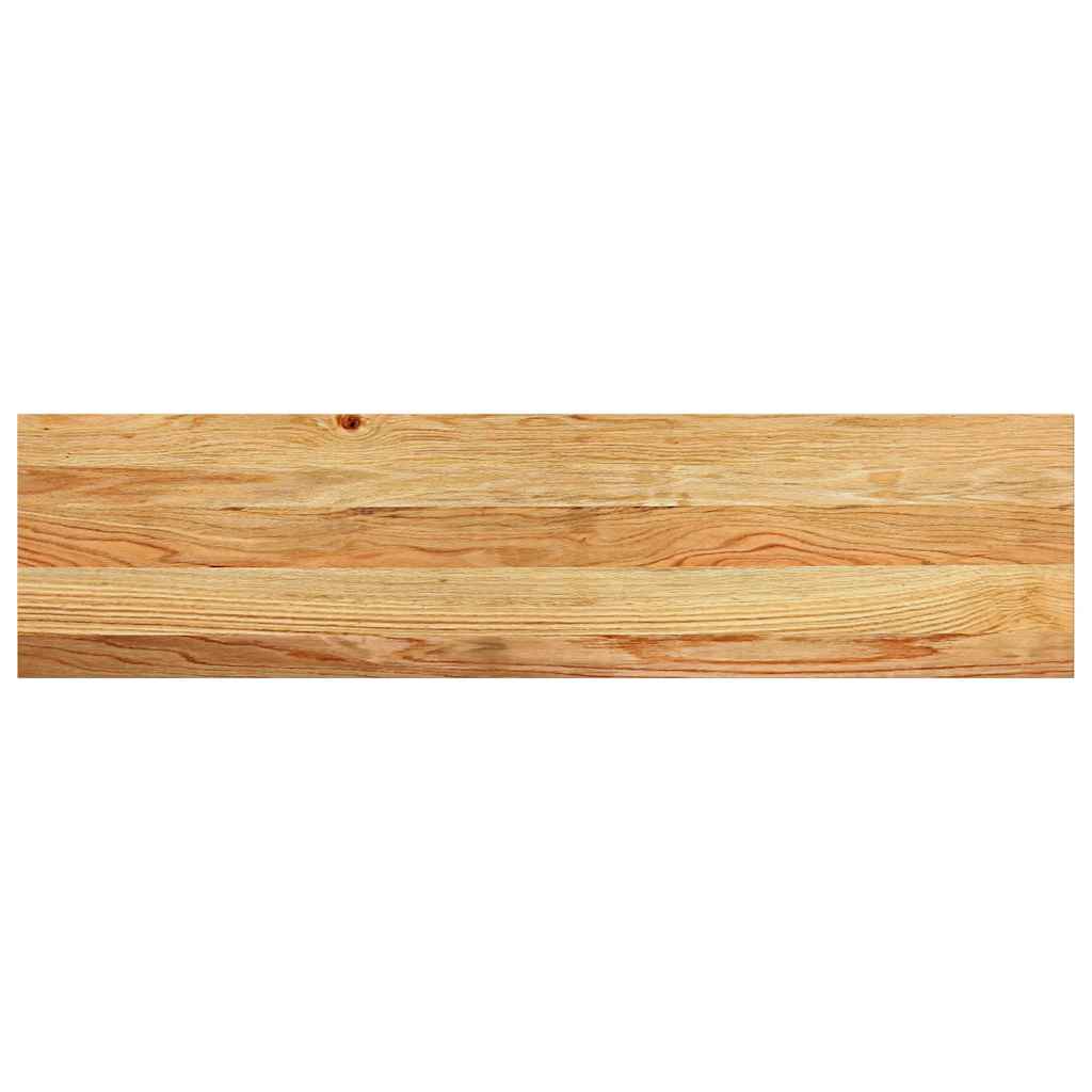 Stair Treads 2 pcs. Light Brown 100x25x2 cm Solid Oak