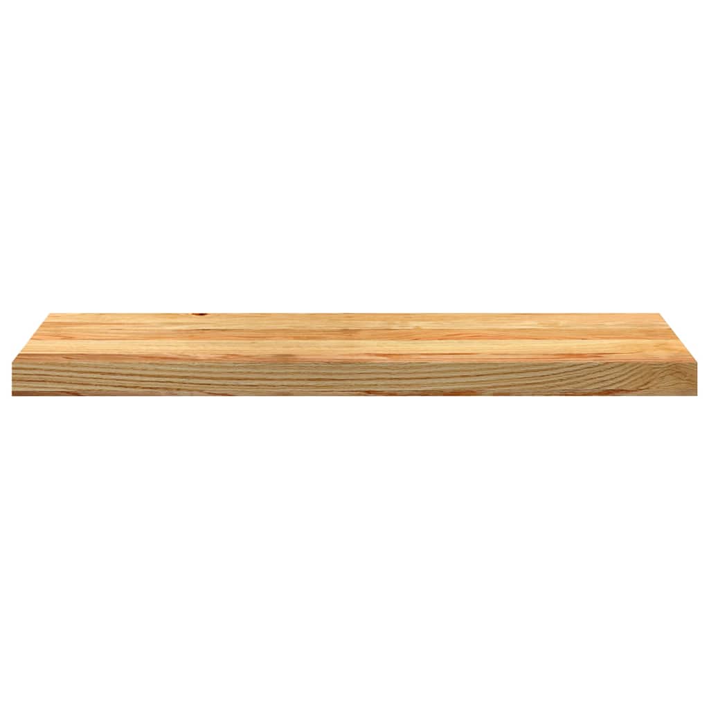 Marches d'escalier 2 pièces Bois massif chêne marron clair 80x30x2 cm