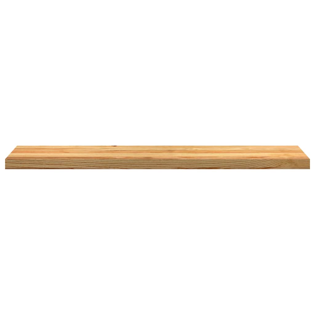 Stair treads 2 pcs. Light brown 120x30x2 cm Solid oak