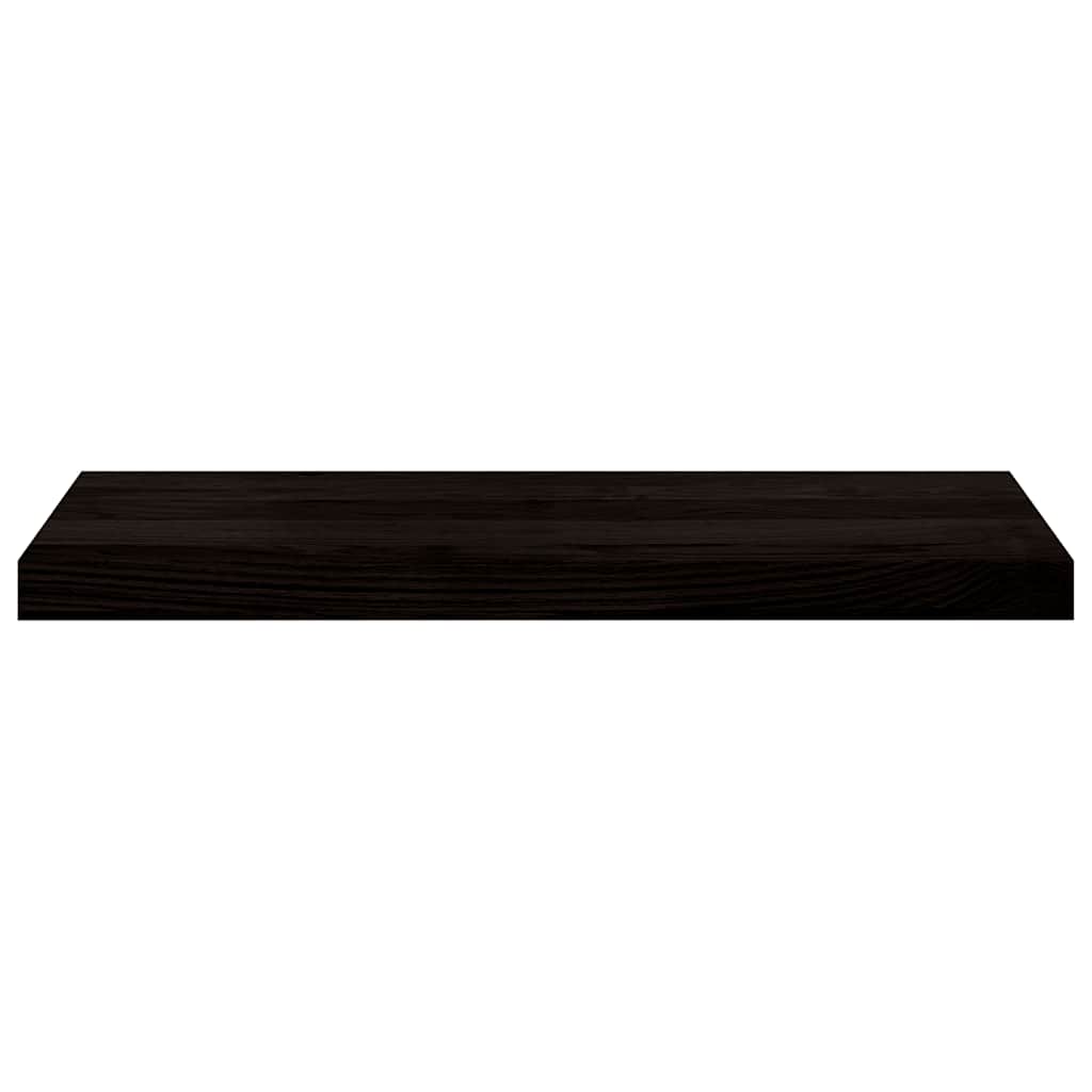 Marches d'escalier 2 p. Marron foncé 70x30x2 cm Chêne massif