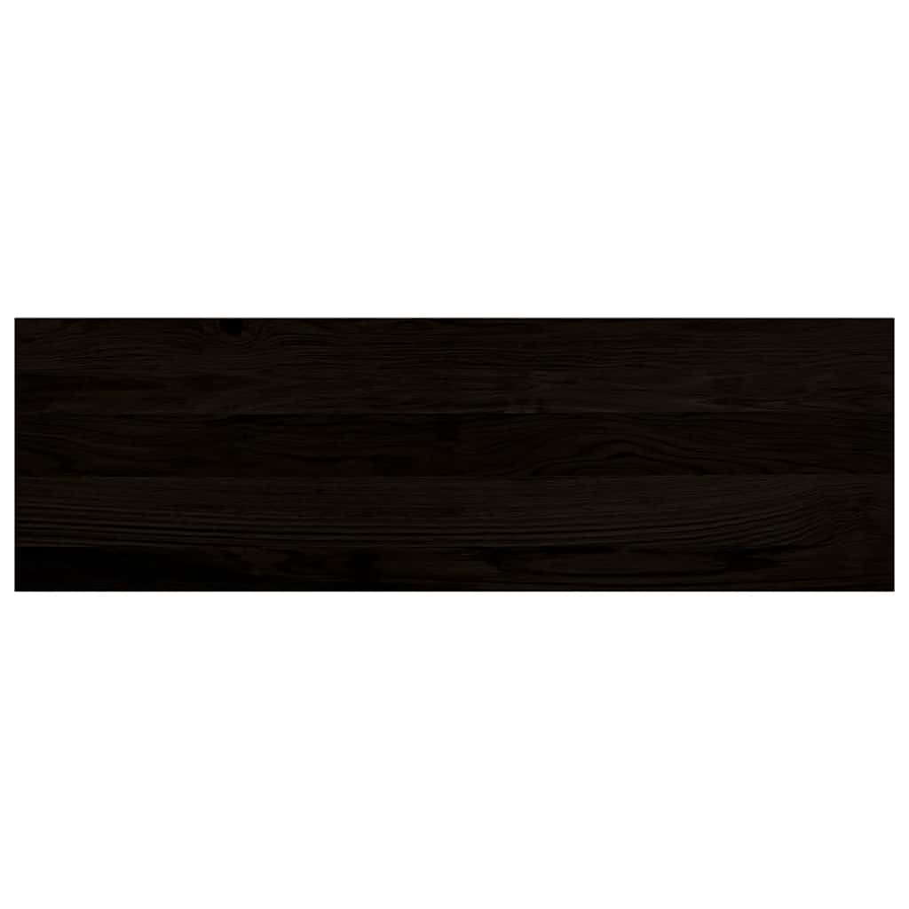 Stair Treads 2 pcs. Dark Brown 80x30x2 cm Solid Oak Wood