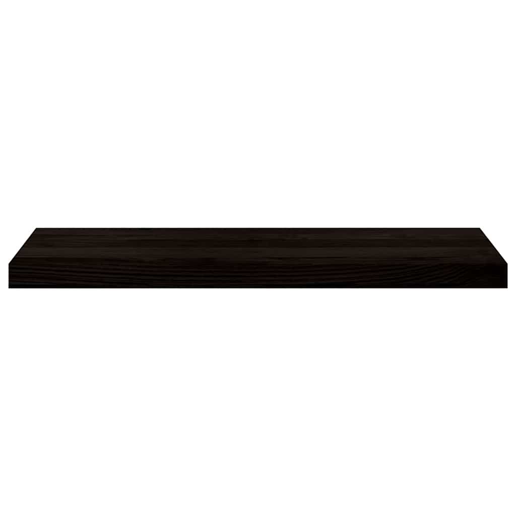 Stair Treads 2 pcs. Dark Brown 80x30x2 cm Solid Oak Wood
