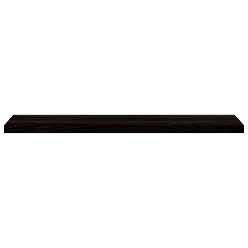 Treppenstufen 2 Stk. Dunkelbraun 120x30x2 cm Massivholz Eiche