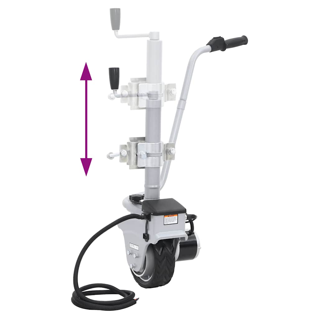 Roue jockey motorisée aluminium 12V 350W