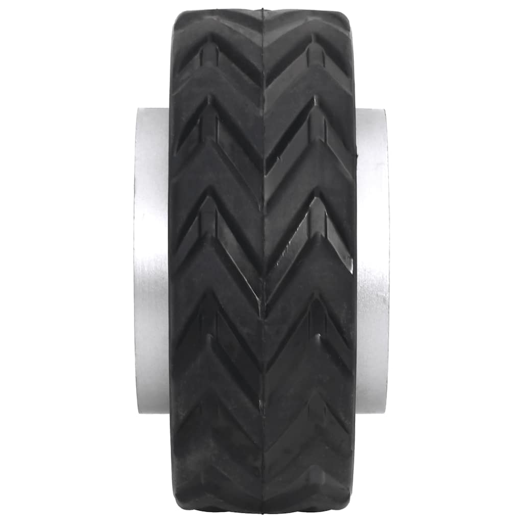 Replacement Wheel for Trailer Jockey Wheel Ø19.5x10 cm Aluminum and Rubber