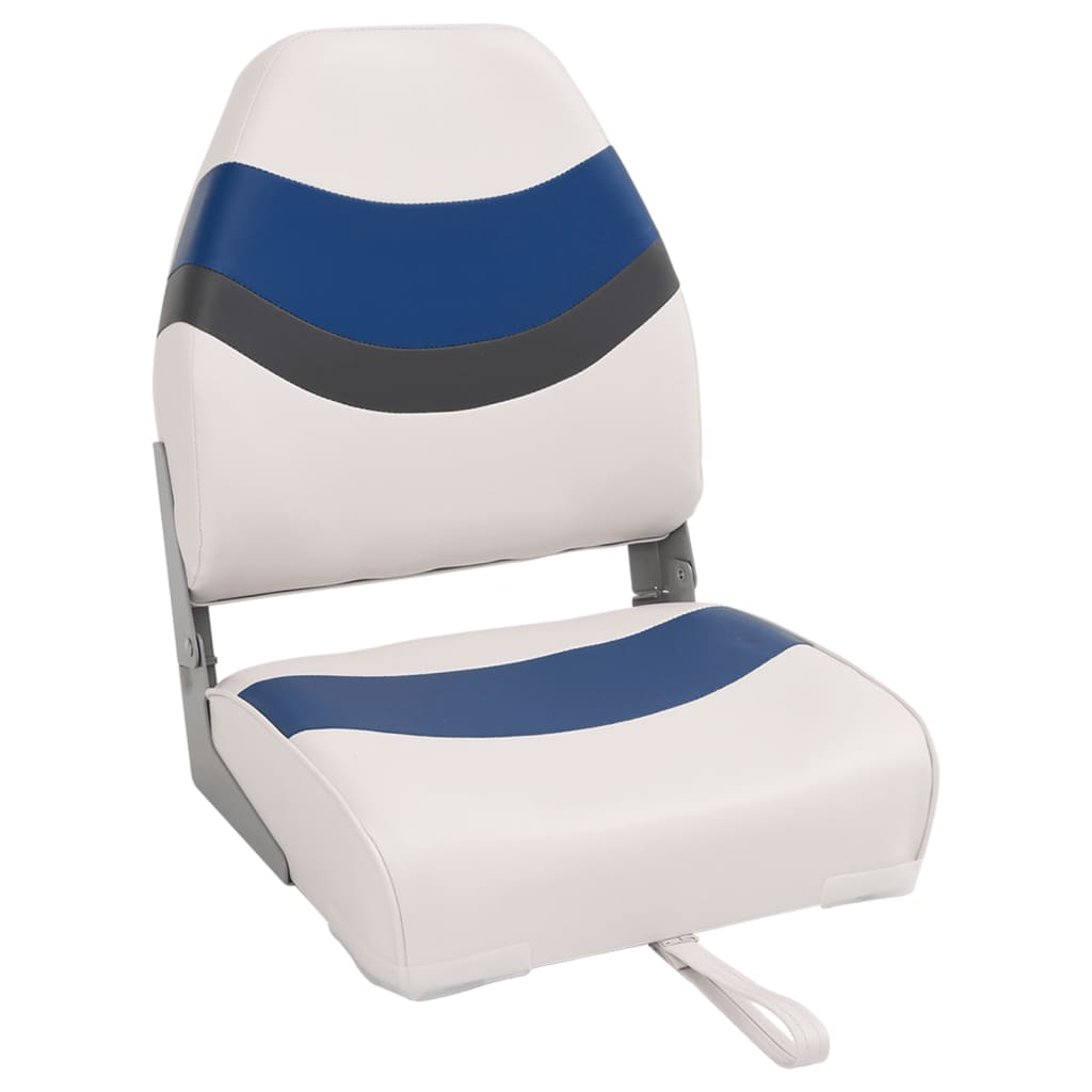 Siège de bateau pliable à dossier haut 44x38x55 cm