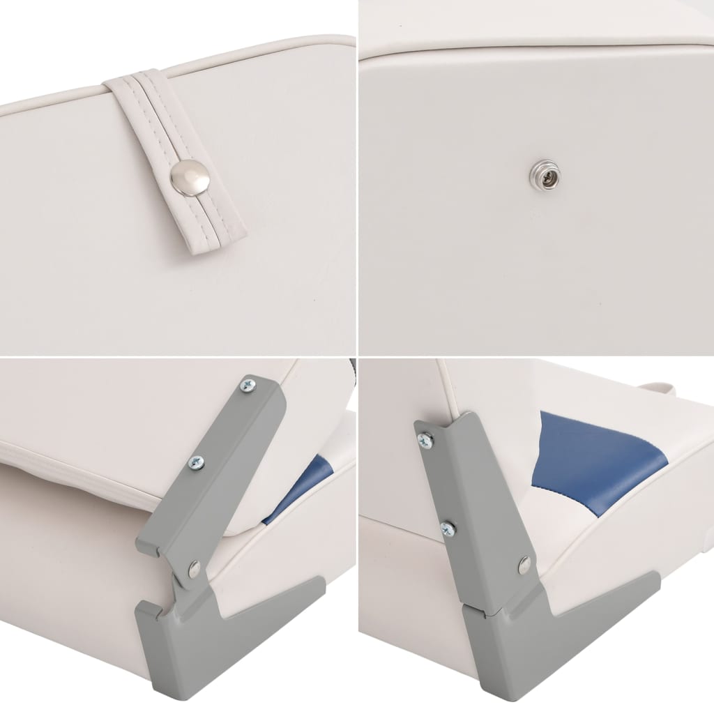 Siège de bateau pliable à dossier haut 44x38x55 cm