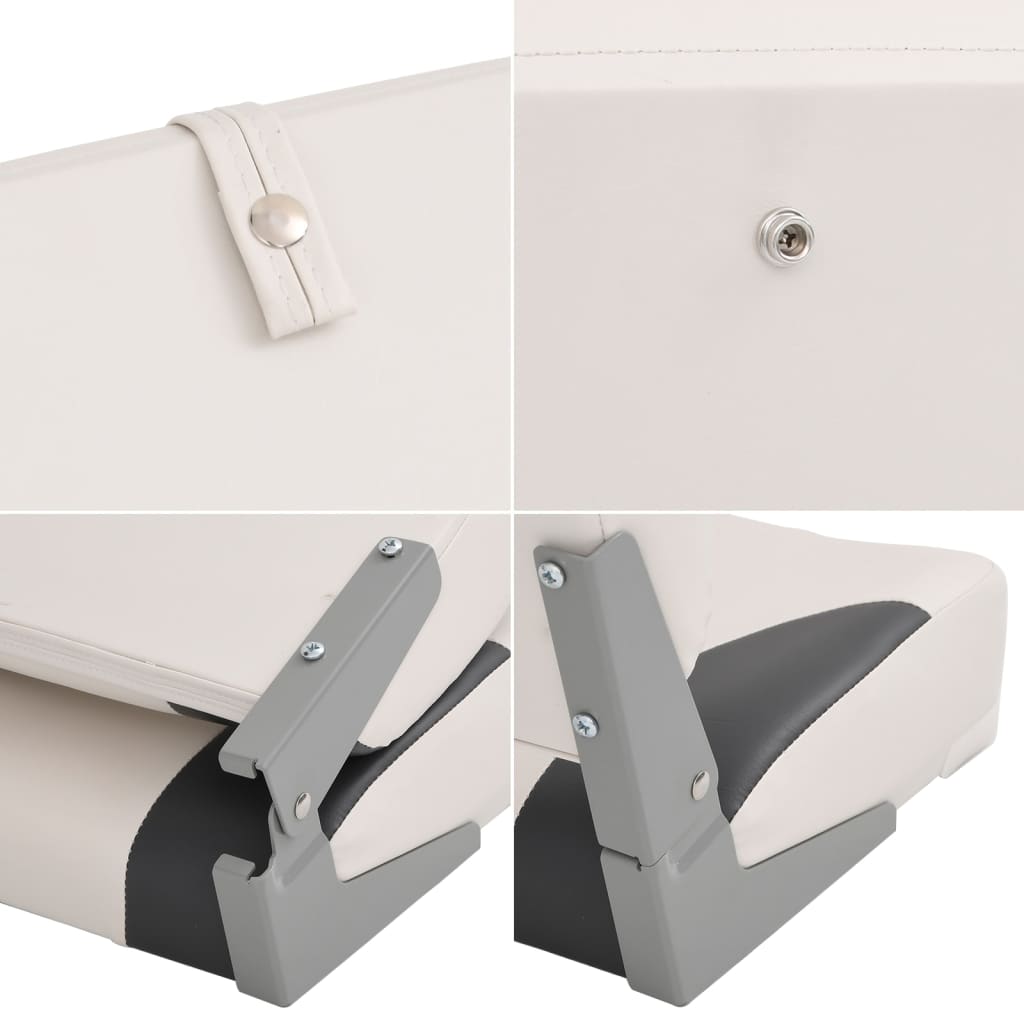 Boat Seat with Mounting Strap Foldable 41x36x48 cm