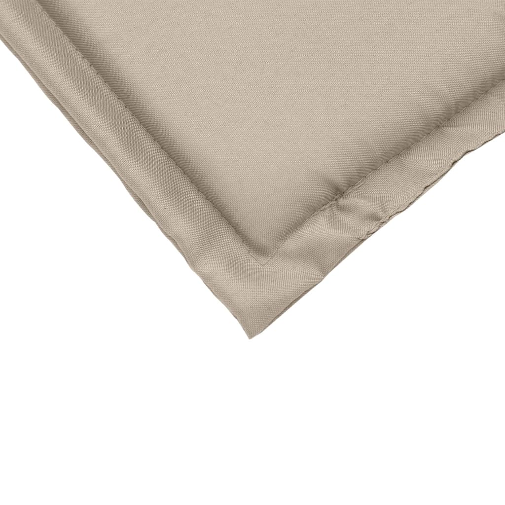 Garden Seat Cushions 2 pcs. Taupe 45x45x2 cm Square
