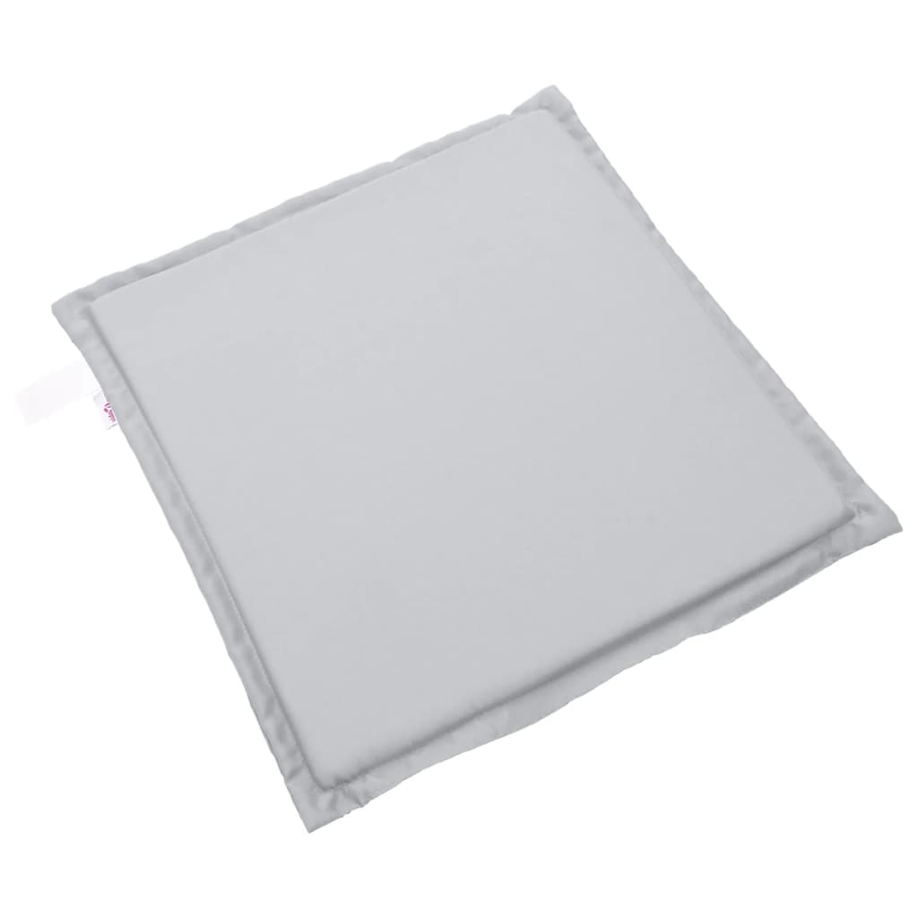 Coussins de jardin 2 pcs Gris clair 45x45x2 cm Carré