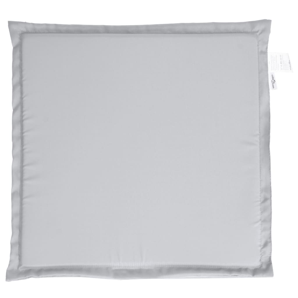 Coussins de jardin 2 pcs Gris clair 45x45x2 cm Carré