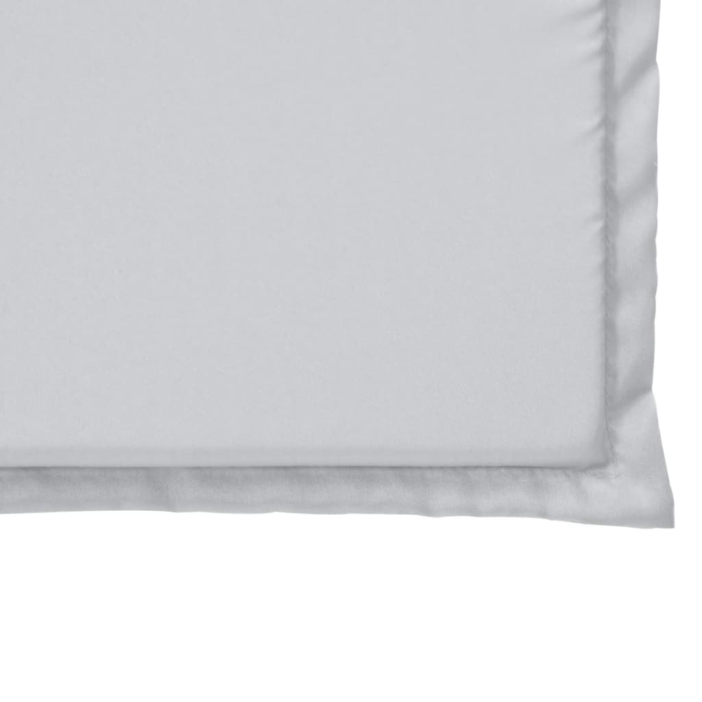 Coussins de jardin 2 pcs Gris clair 45x45x2 cm Carré