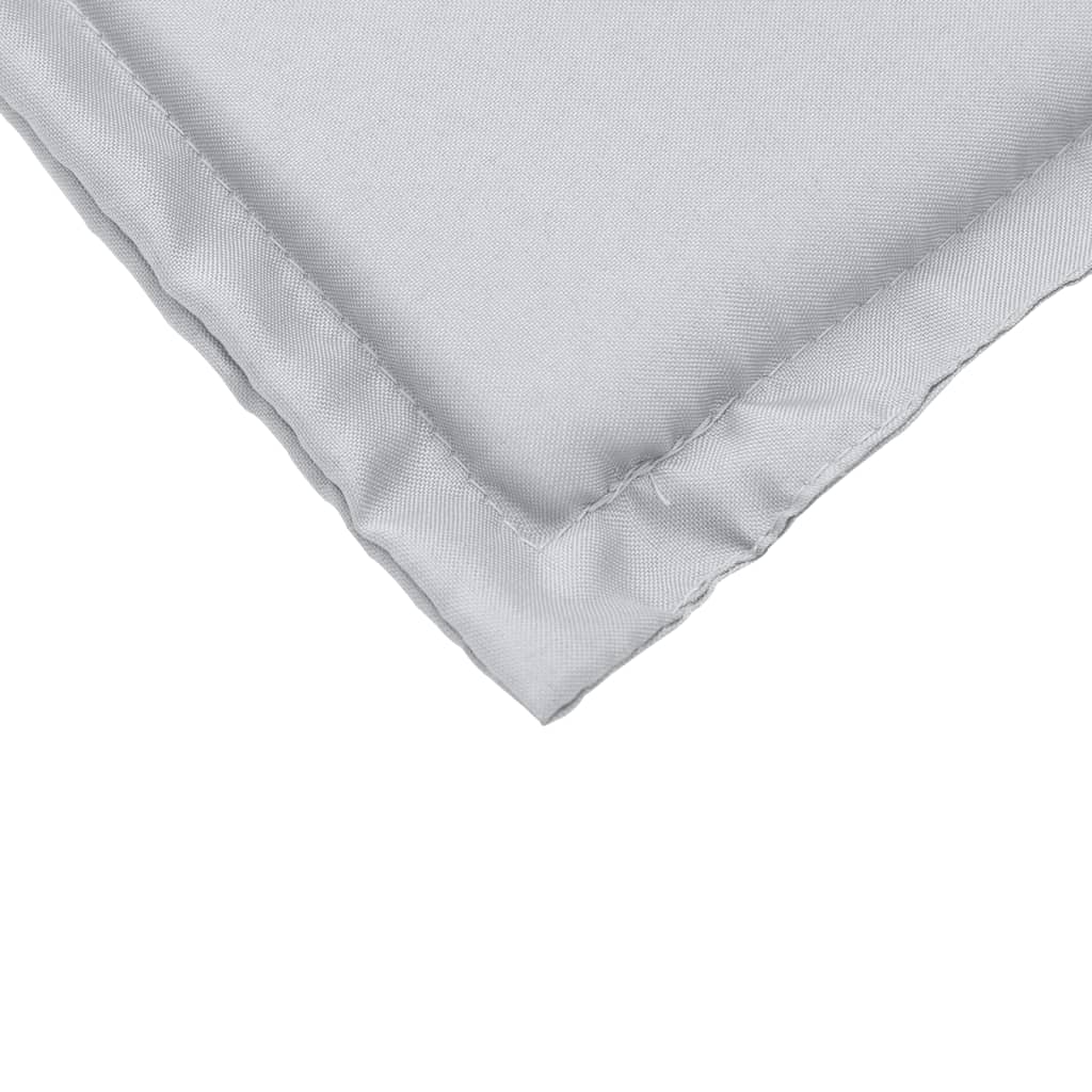 Coussins de jardin 2 pcs Gris clair 45x45x2 cm Carré