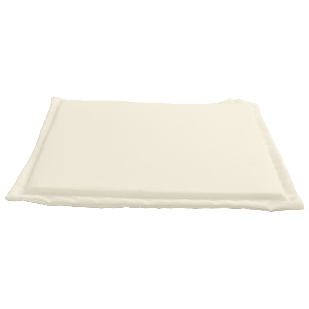 Garden Seat Cushions 2 pcs. Cream 45x45x2 cm Square