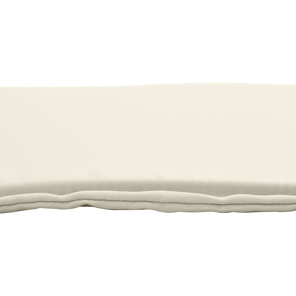 Garden Seat Cushions 2 pcs. Cream 45x45x2 cm Square