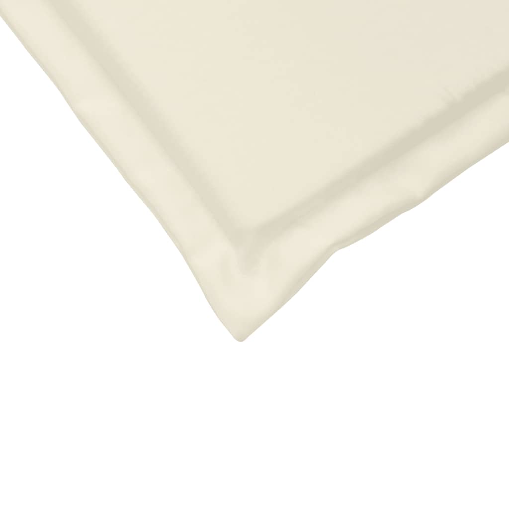 Garden Seat Cushions 2 pcs. Cream 45x45x2 cm Square