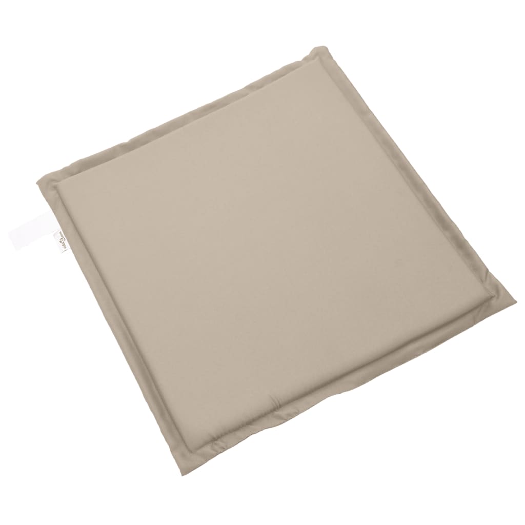 Garden Seat Cushions 4 pcs Taupe 45x45x2 cm Square
