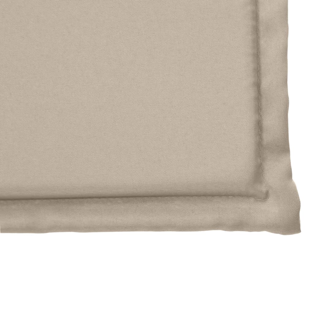 Garden Seat Cushions 4 pcs Taupe 45x45x2 cm Square