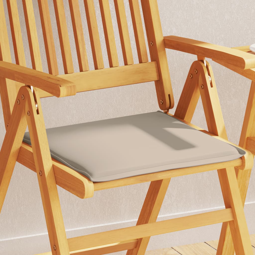 Garden Seat Cushions 4 pcs Taupe 45x45x2 cm Square