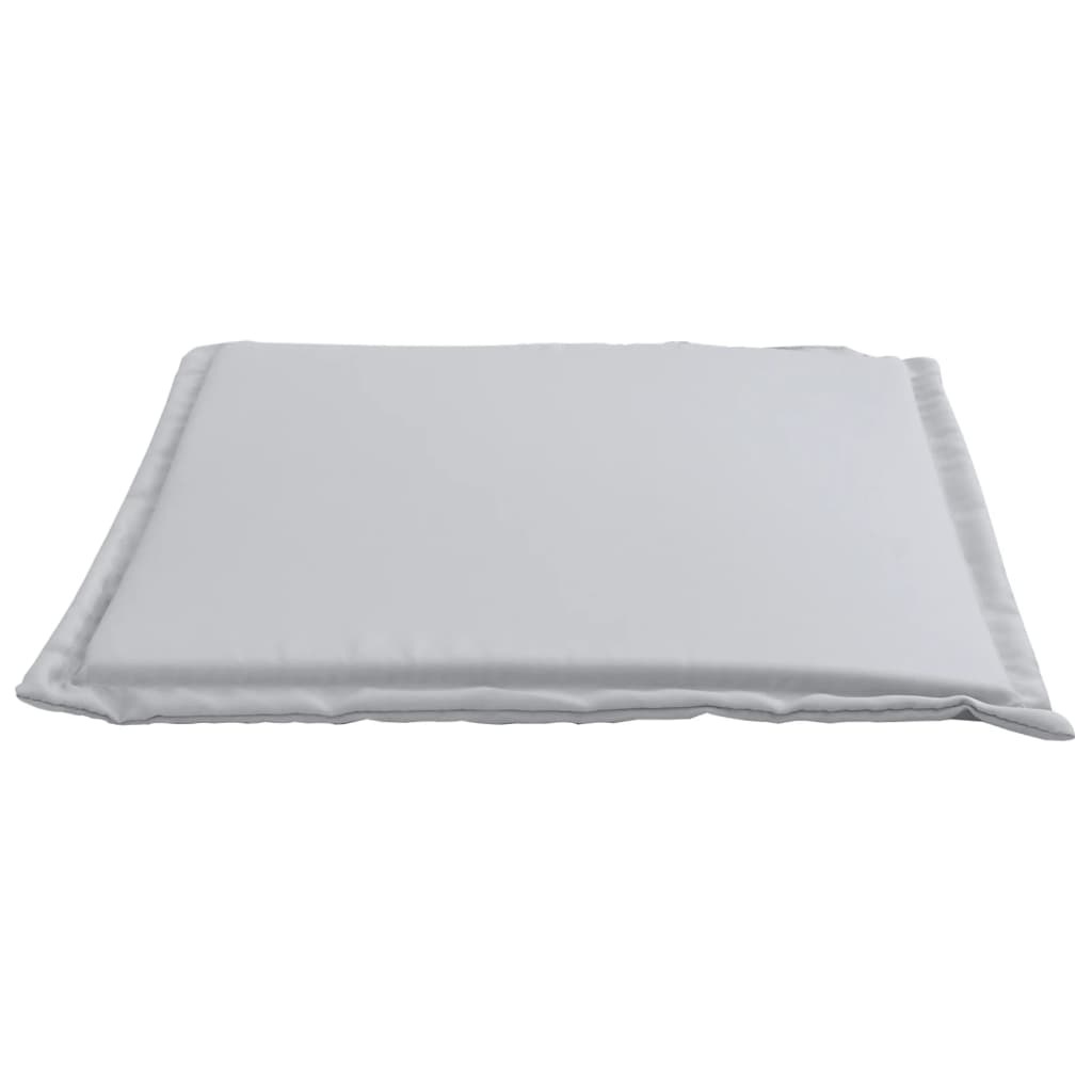 Garden Seat Cushions 4 pcs Light Grey 45x45x2 cm Square