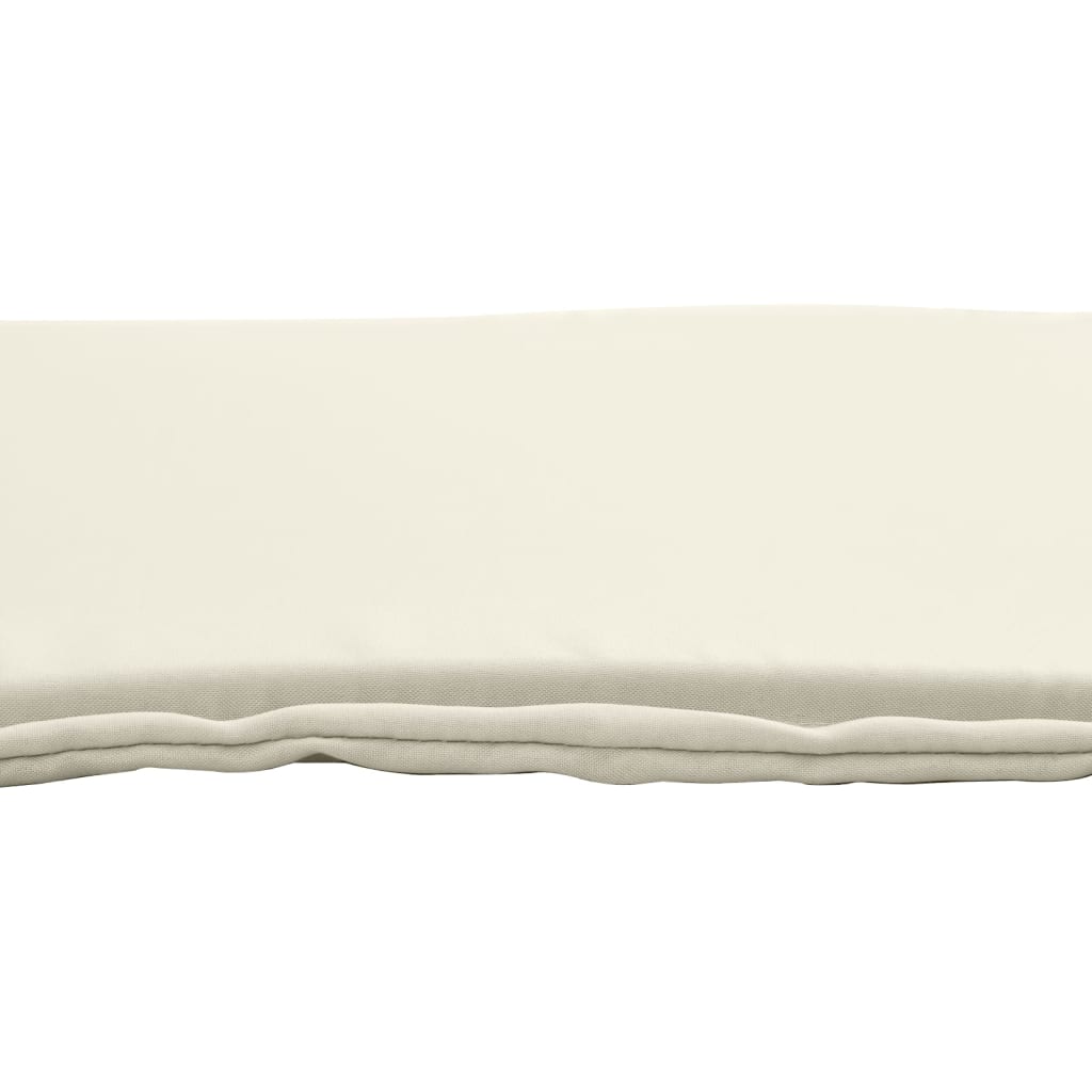 Coussins de chaise de jardin 4 pcs Crème 45x45x2 cm Carré