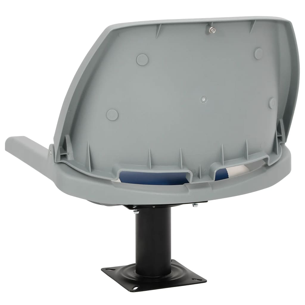 4-pc. Boat Seat Set Foldable Blue and White 48x51x41 cm