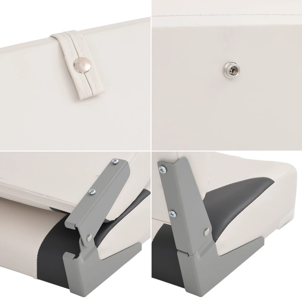 Folding Boat Seat 1 Set Low Backrest