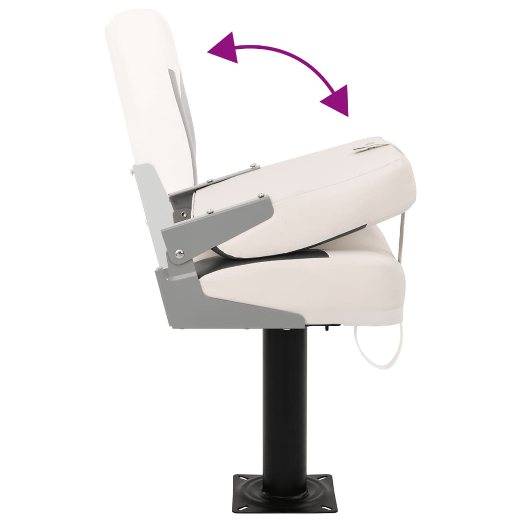 Folding Boat Seat 2-Piece Set Low Backrest