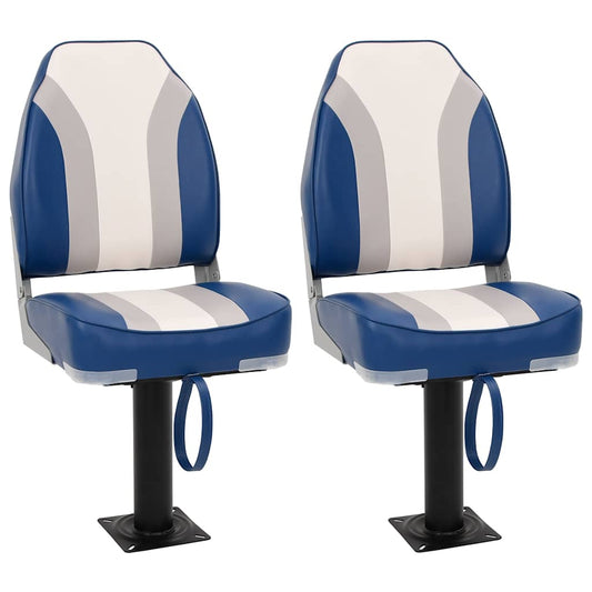 4-pc. Boat Seat Set Foldable High Backrest