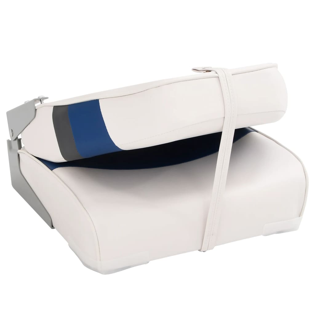 2-piece Boat Seat Set Foldable High Backrest