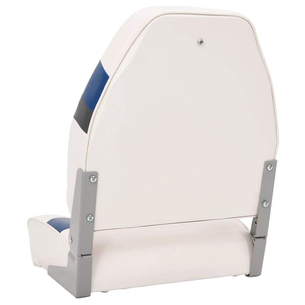 2-piece Boat Seat Set Foldable High Backrest