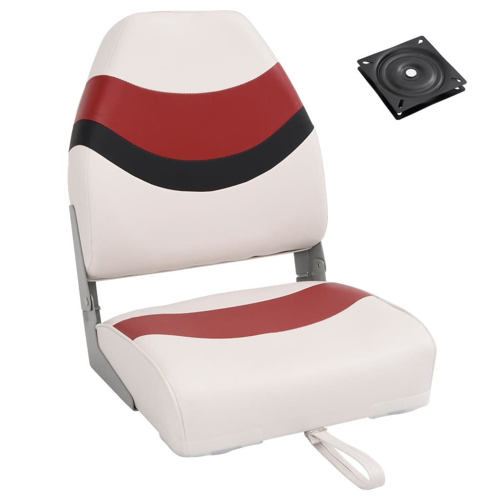2-Piece Folding Boat Seat Set, High Back