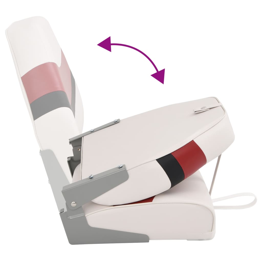 2-Piece Folding Boat Seat Set, High Back