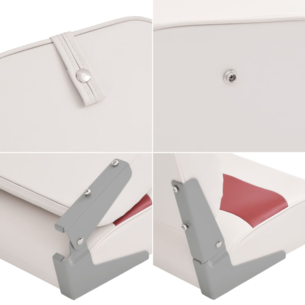 2-piece boat seat set, foldable, high backrest
