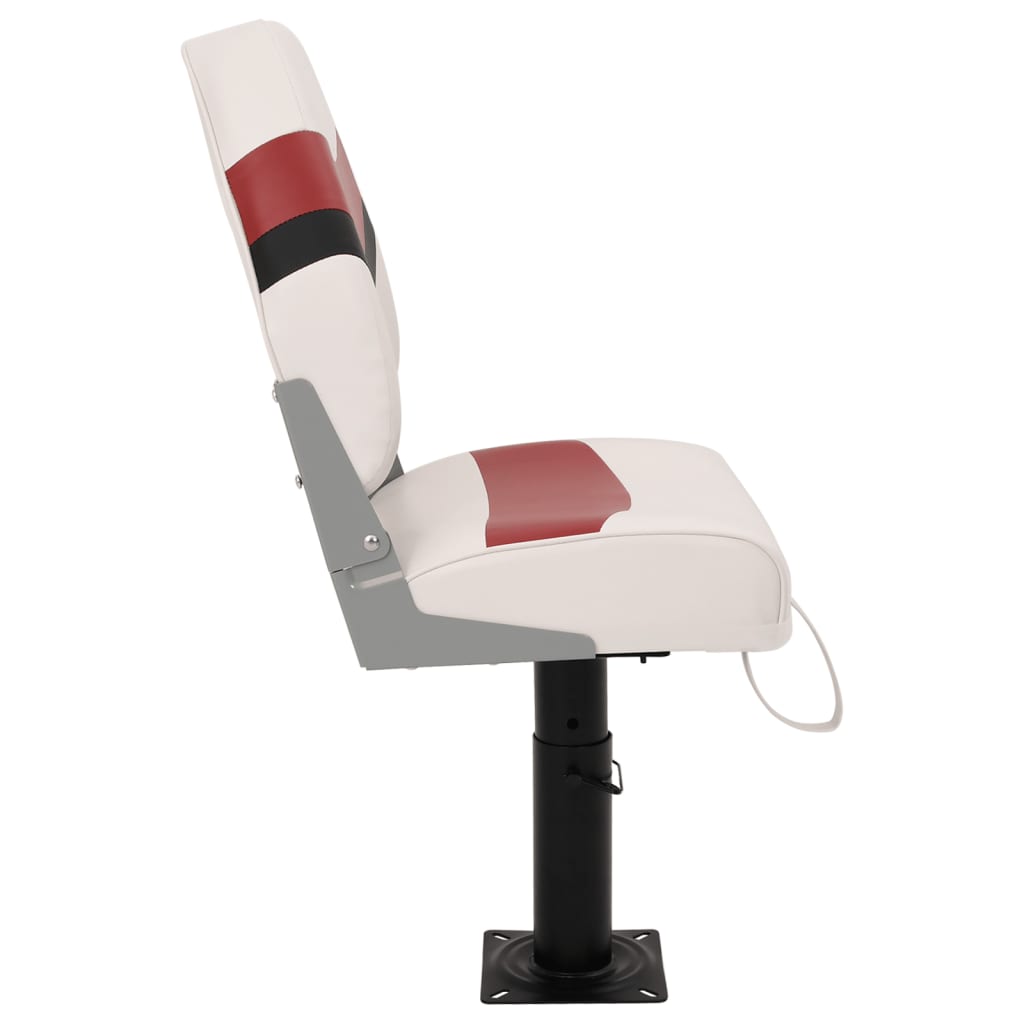 2-piece boat seat set, foldable, high backrest