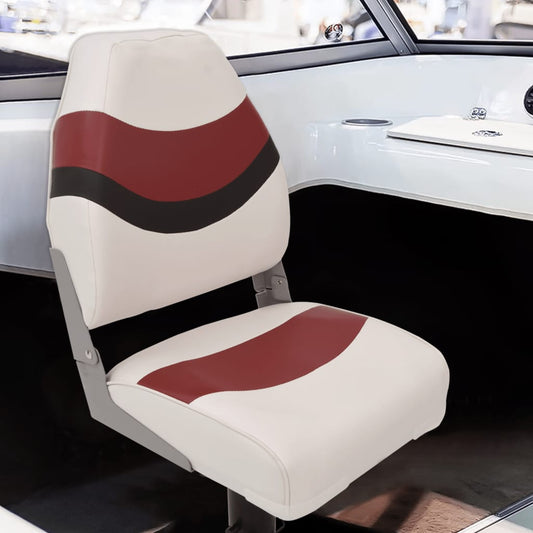 4-Piece Foldable High Back Boat Seat Set