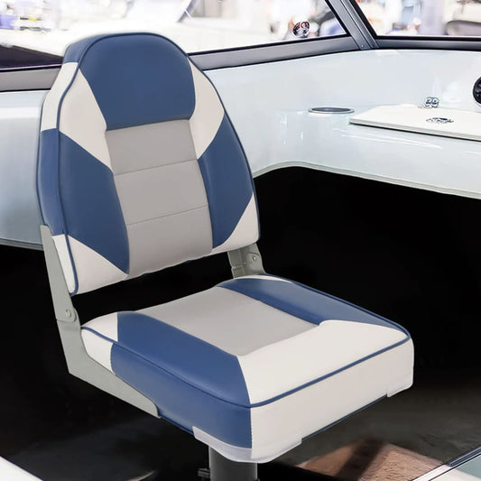 2-pc. Boat Seat Set Foldable High Backrest