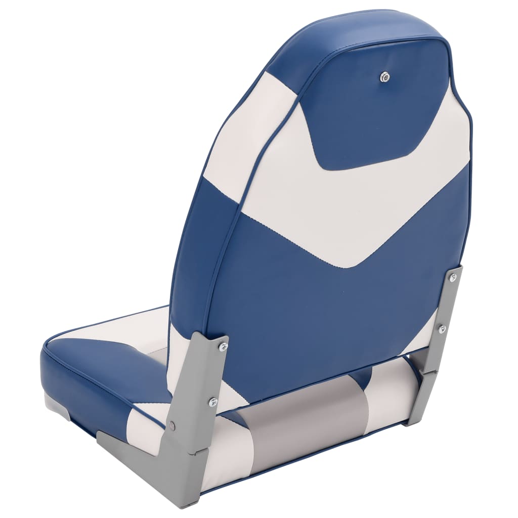 Sièges de bateau 2 pcs. avec dossier haut pliable 39x43x58 cm