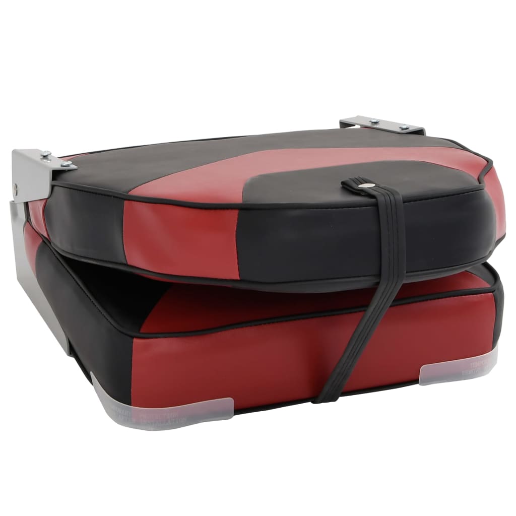 Sièges de bateau 2 pcs avec dossier haut rabattable 39x43x58 cm
