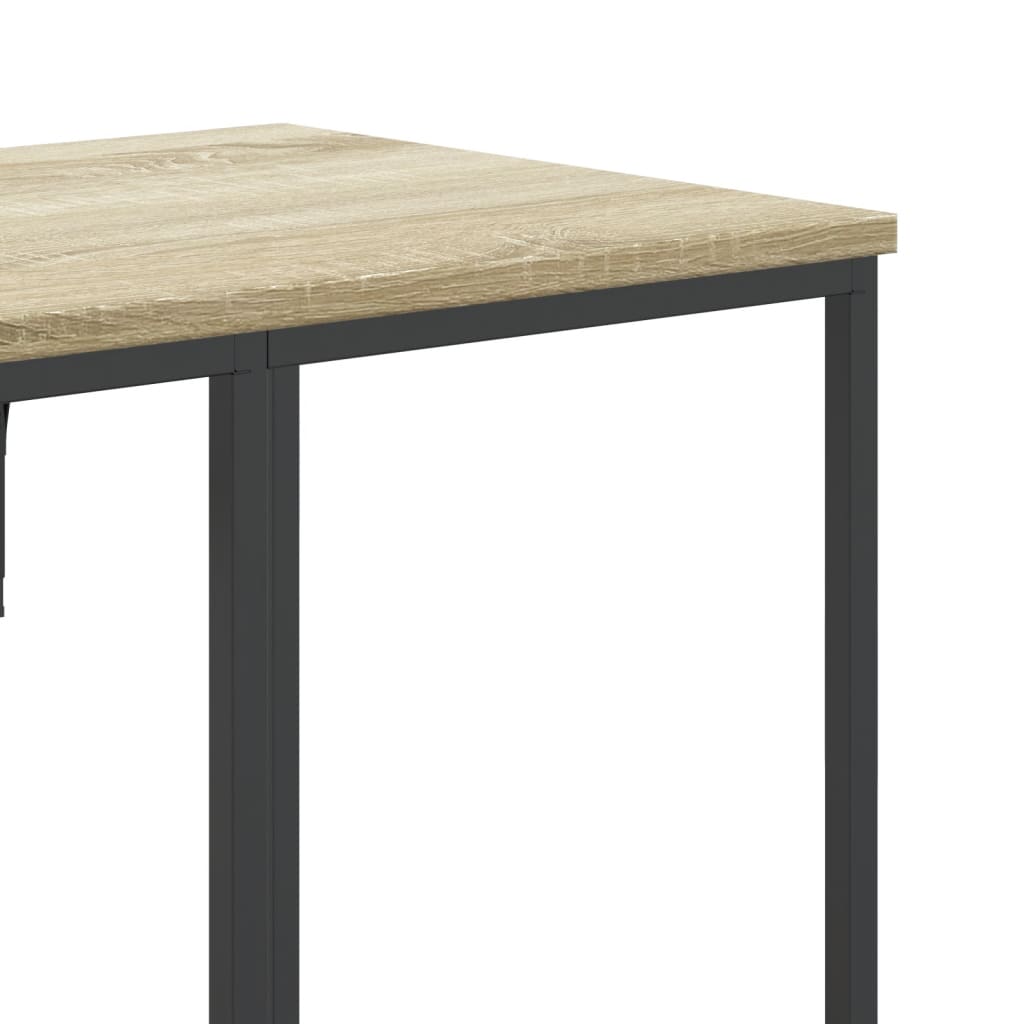Garment Rack with Shelves Sonoma Oak Wood-Based Material