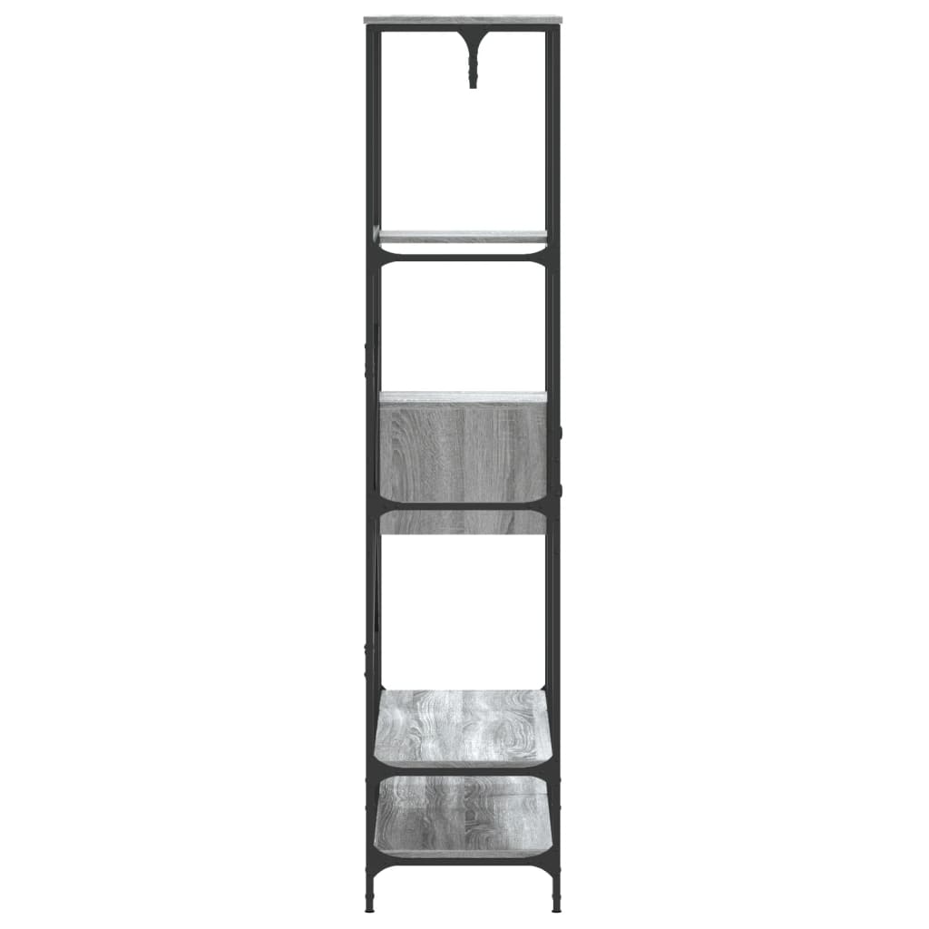 Garment Rack with Shelves Grey Sonoma Engineered Wood
